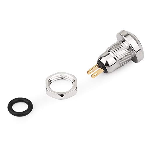 Metal Momentary Push Button Switch Waterproof Silver Point 8mm Mini Micro