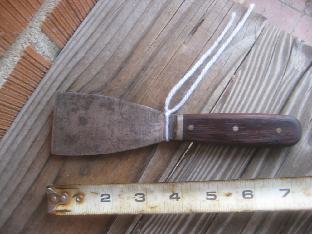 1900s Antique 2" Width ** UNMARKED *** Putty Knife Scraper Spatula USA