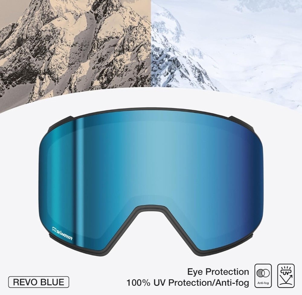 New Multifunctional Smart Bluetooth Ski Goggles, See Description Below