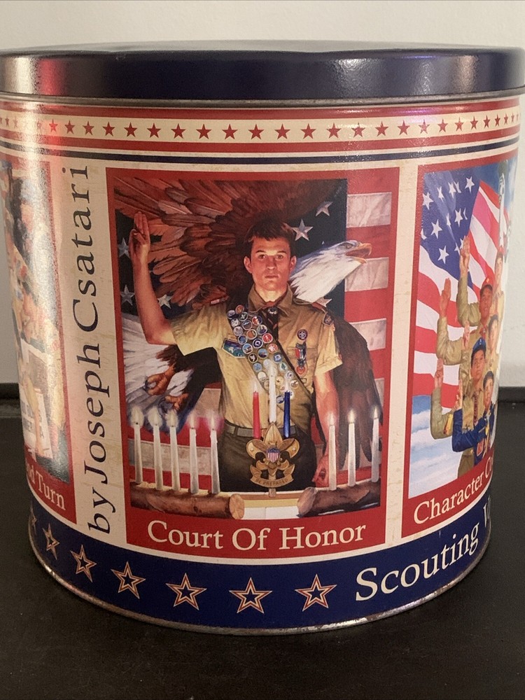 Scouting Values By Joseph’s Csatari Empty Collectible Popcorn Tin 2020