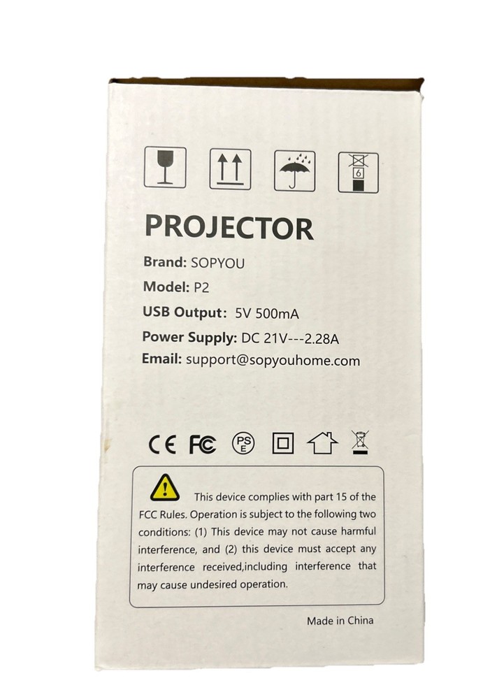 Sopyou Mini Video Projector Model P2