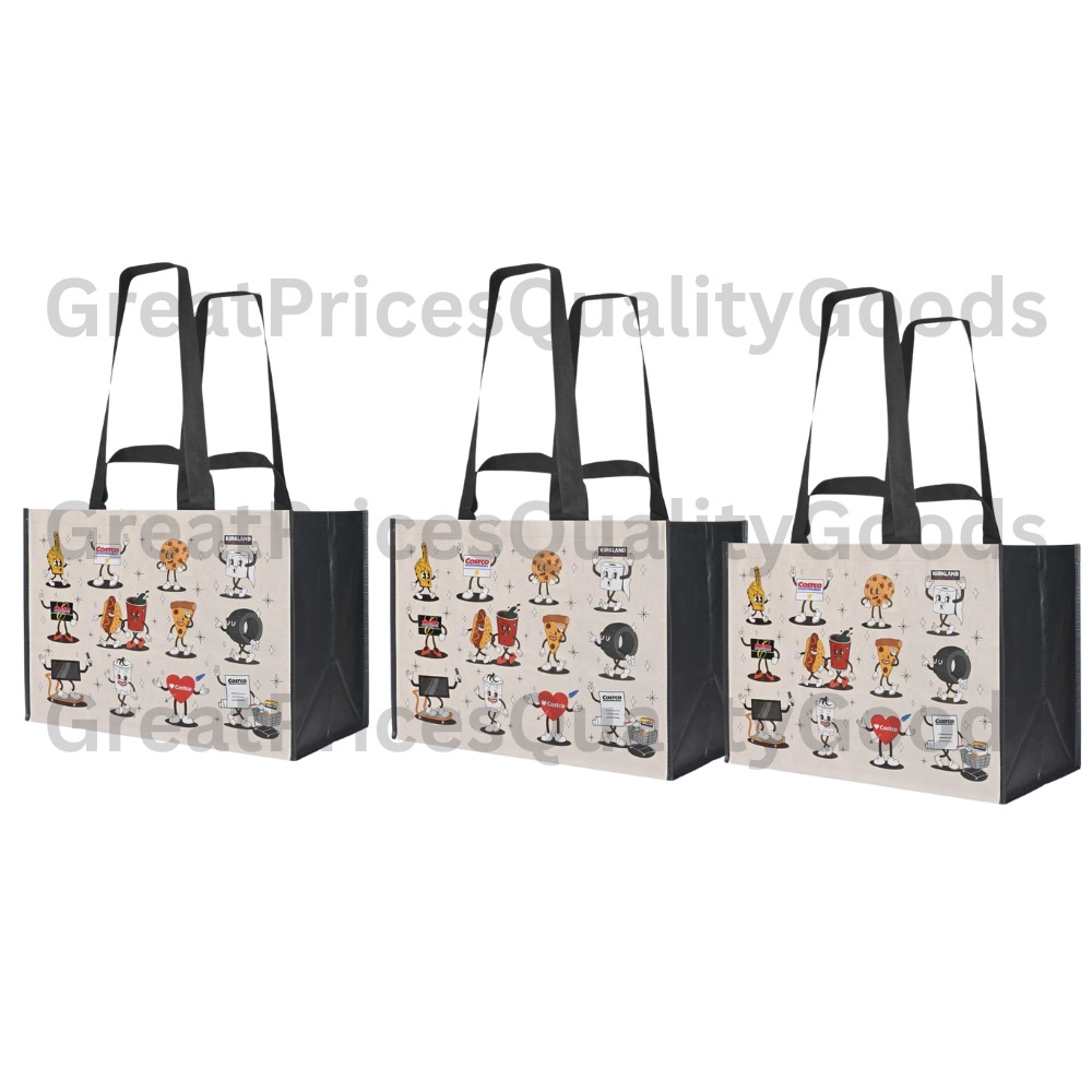 Costco Wholesale Reusable Shopping Bags - 3 Pack - FREE SHIPPING