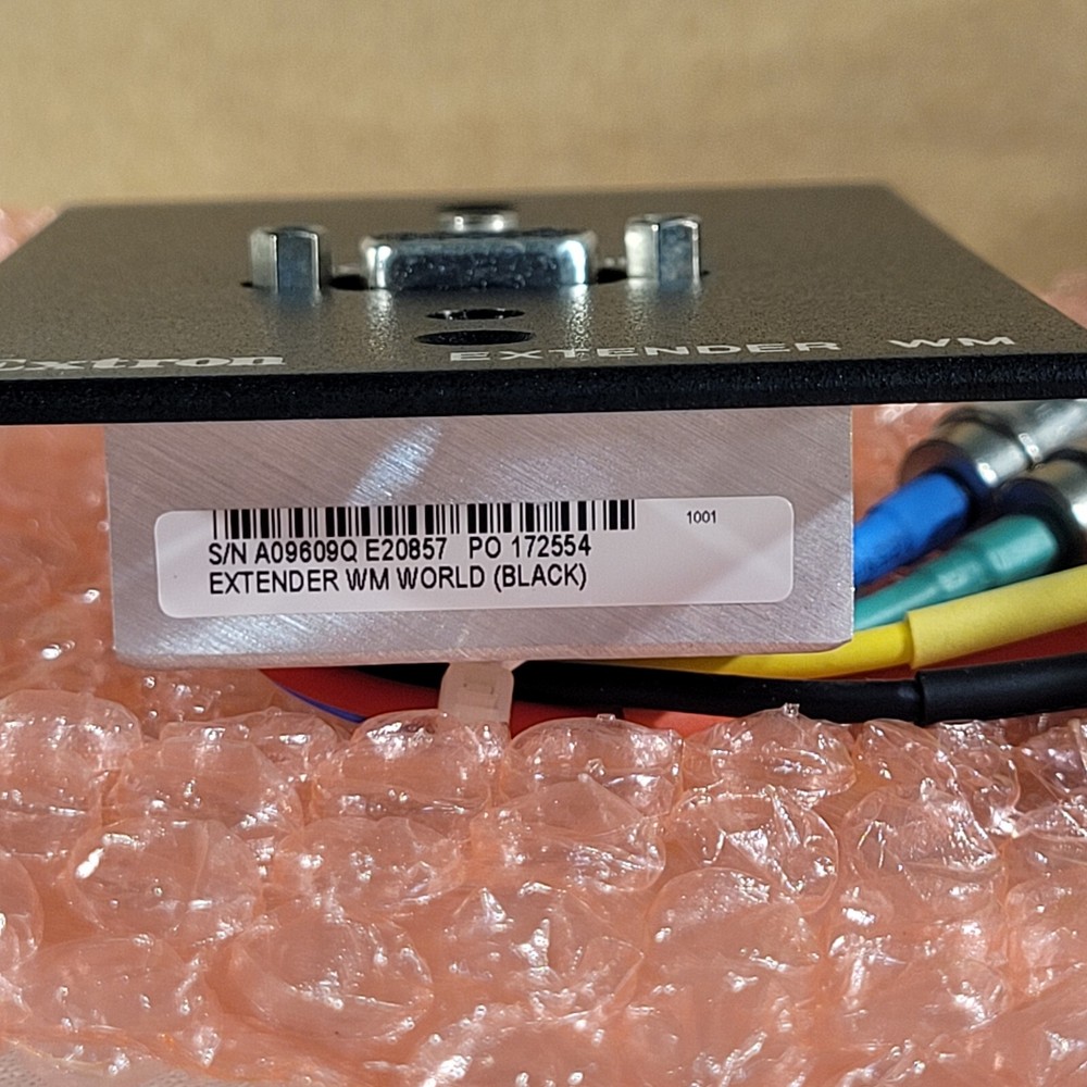 Extron 60-398-12 Electronics Extender WM World Communication Extender Black