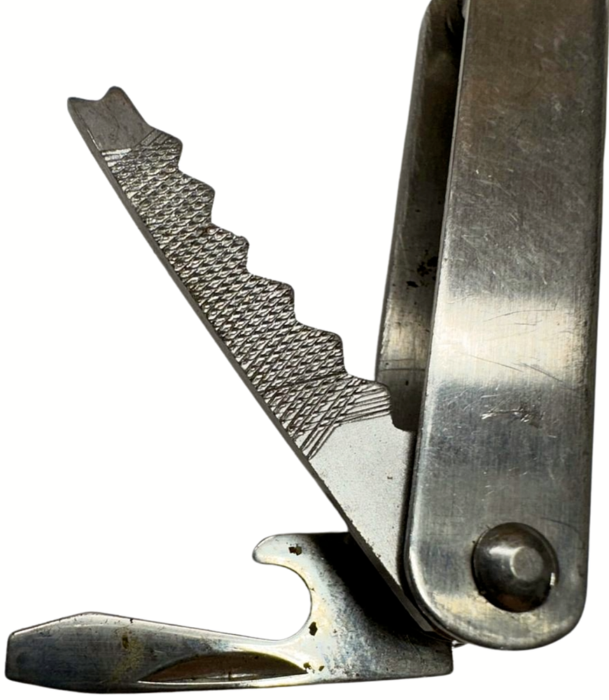 Stainless Multi-Tool Pliers, Wire Cutter, Knife, File & Screwdriver