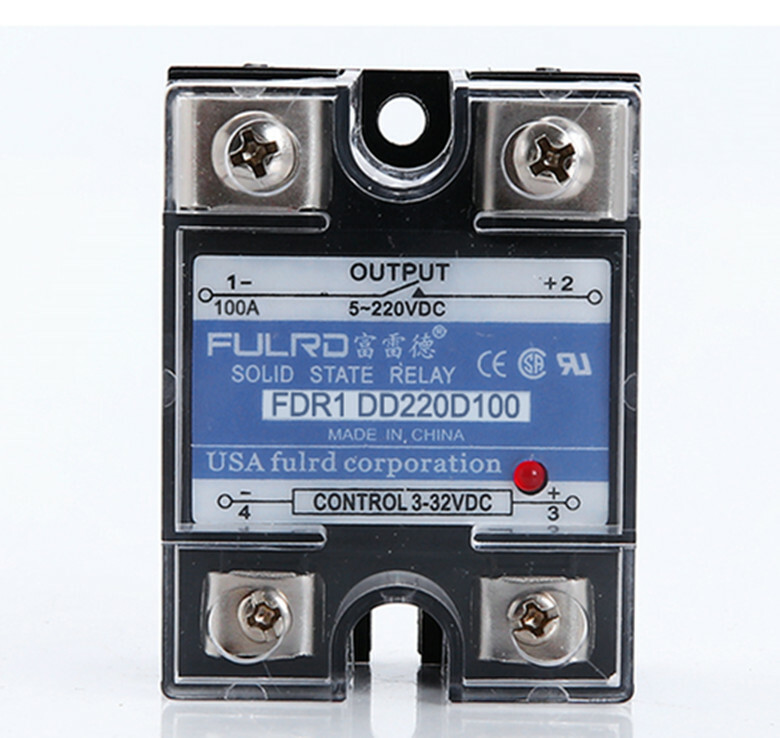 FULRD Single-phase Solid State Relay FDR1 DD220D100 100A SSR-100DD