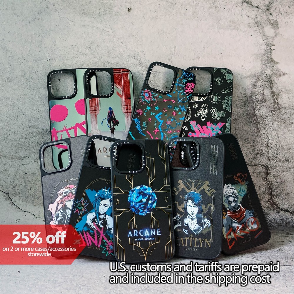 Arcane Casetify Mirror Case for iPhone 13-17 optional MagSafe & Kickstand