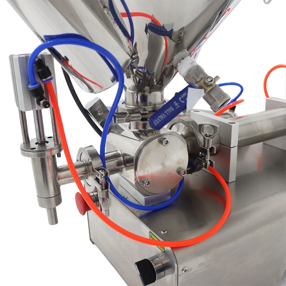 30-300ml Paste liquid Heating Filling Machine Single Head with Heater 110V
