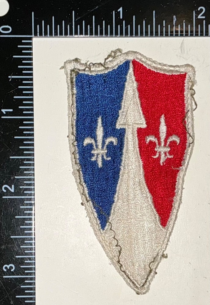 Post WWII US Army COMZ Communication Zone FRENCH MADE Patch