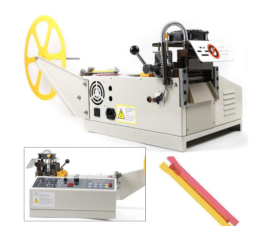 ✅Webbing Cutting Machine Automatic Hot & Cold Tape Cutter for Elastic Band 280W