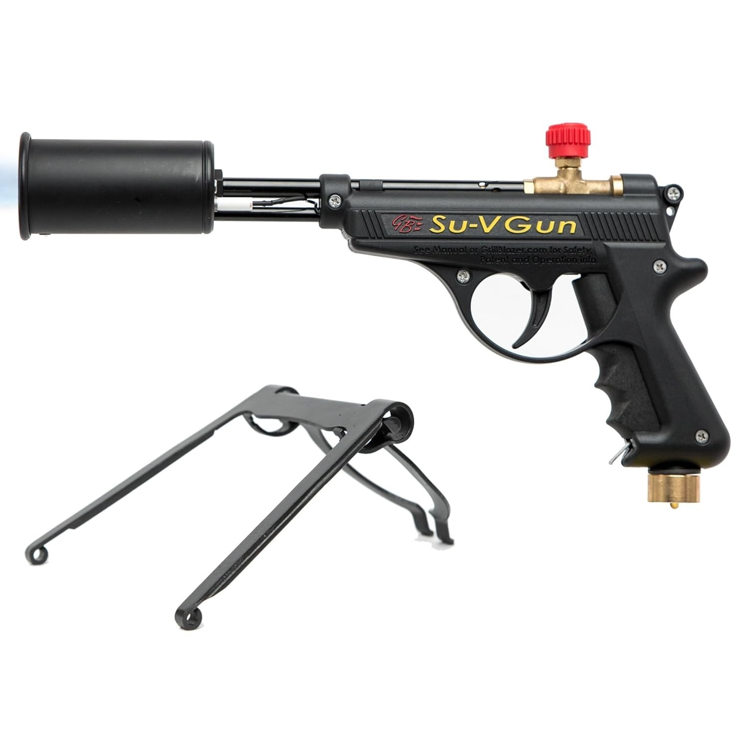 Su-VGun Propane Torch with Stand – High Power 240,000+ BTU Flame Thrower Gun ...