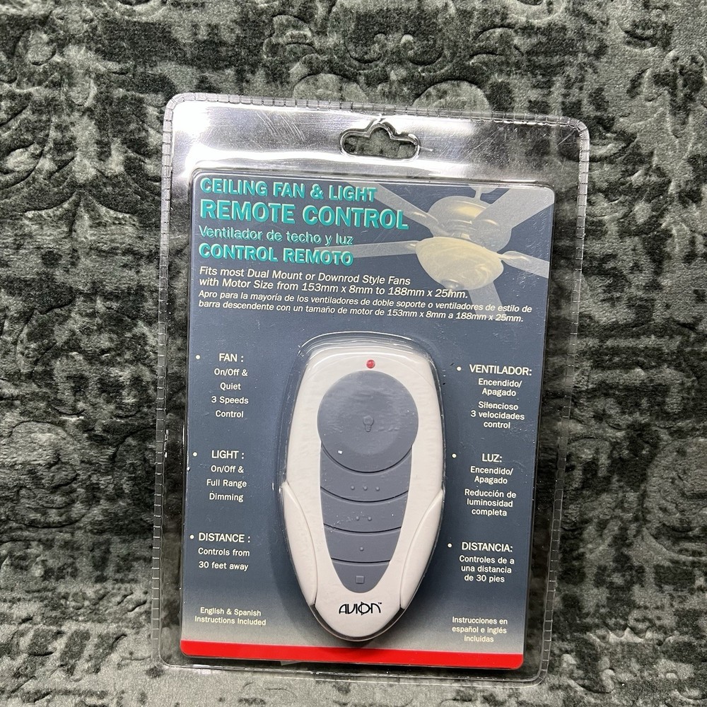Avion Ceiling Fan & Light Remote Control Rm-20 New Sealed