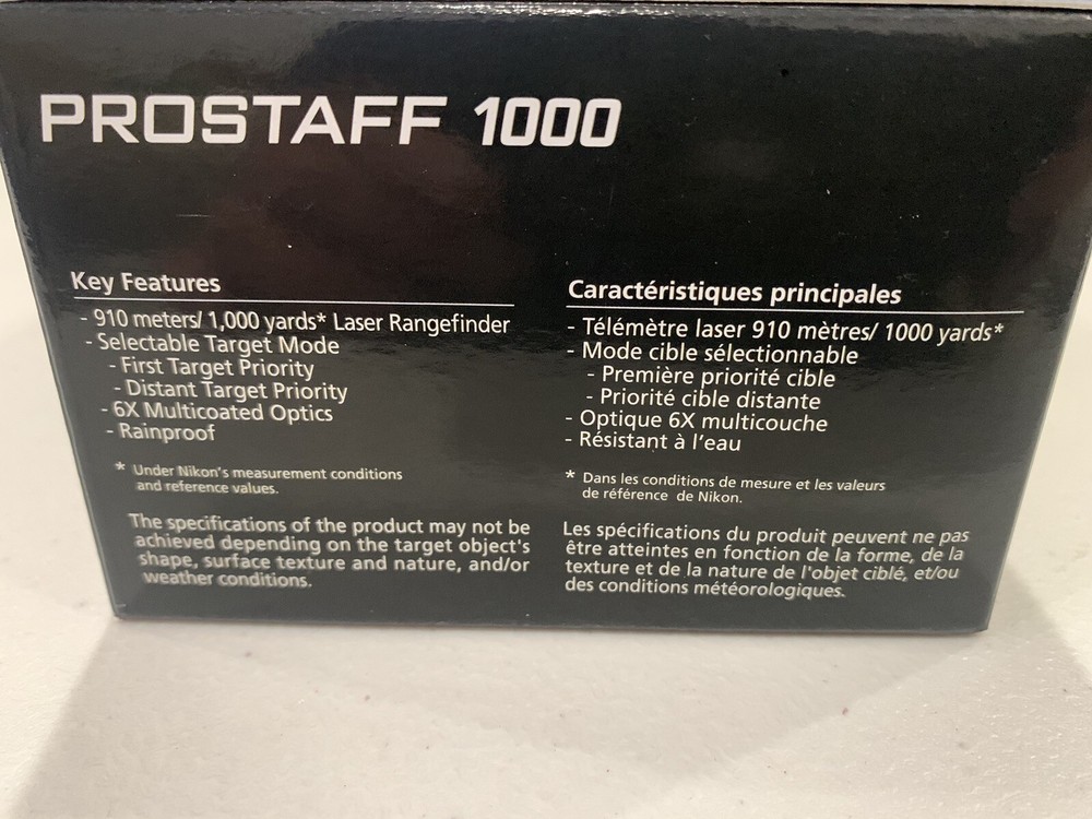 Nikon ProStaff 1000 Laser Rangefinder 16664
