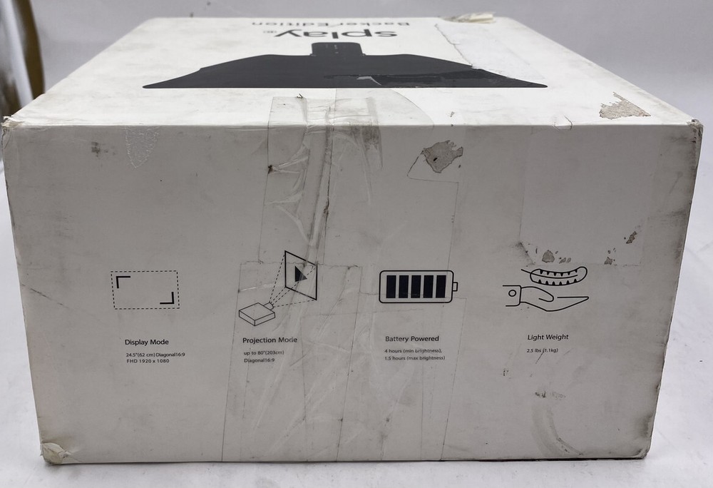 SPLAY BACKER EDITION PORTABLE EXPANDABLE DISPLAY PROJECTOR