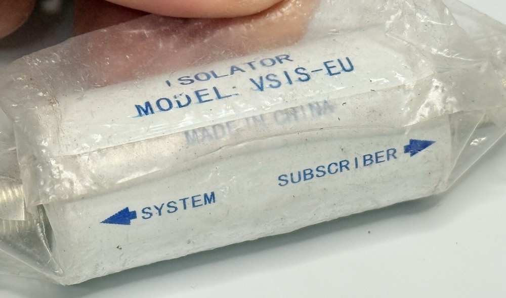 Viewsonics inc | Isolator | Model VSIS-EU | Cable TV Ground Loop Isolator