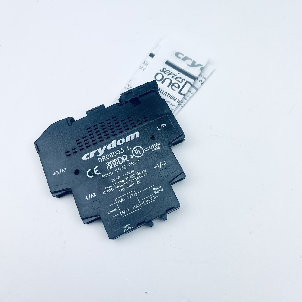 CRYDOM DR06D03 SERIES ONE DR SOLID STATE RELAY INPUT 4-32VDC