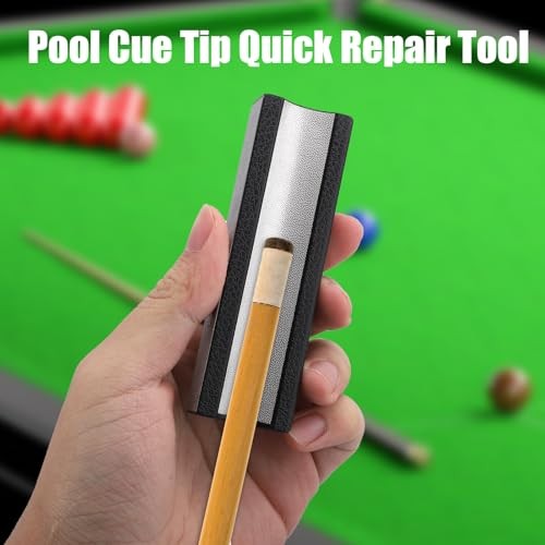 Pool Cue Tips Shaper, Pool Stick Tip Repair Tool Versatile Pool Cue Tips