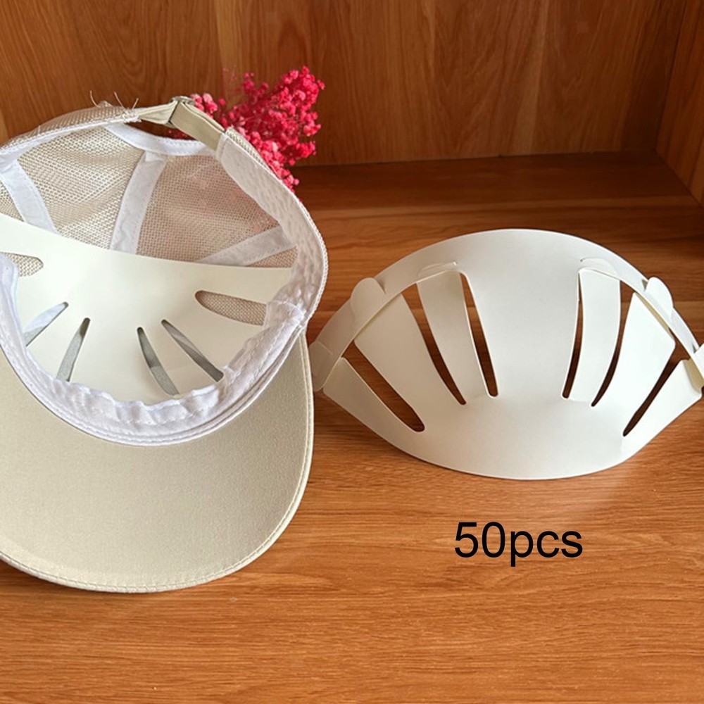 50Pcs Baseball Cap Inserts Comfortable Easy to Use Lightweight Cap Inner Liners