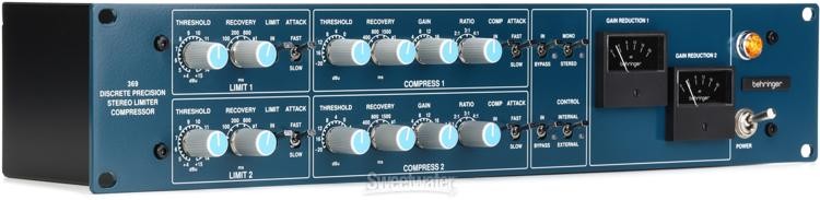 Behringer 369 2-channel Rackmounted Stereo Compressor