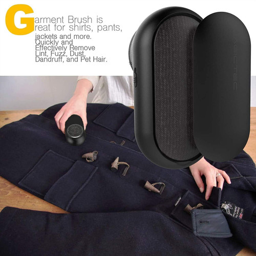 Rechargeable Fabric Shaver, Magictec Lint Remover Sweater Defuzzer Black