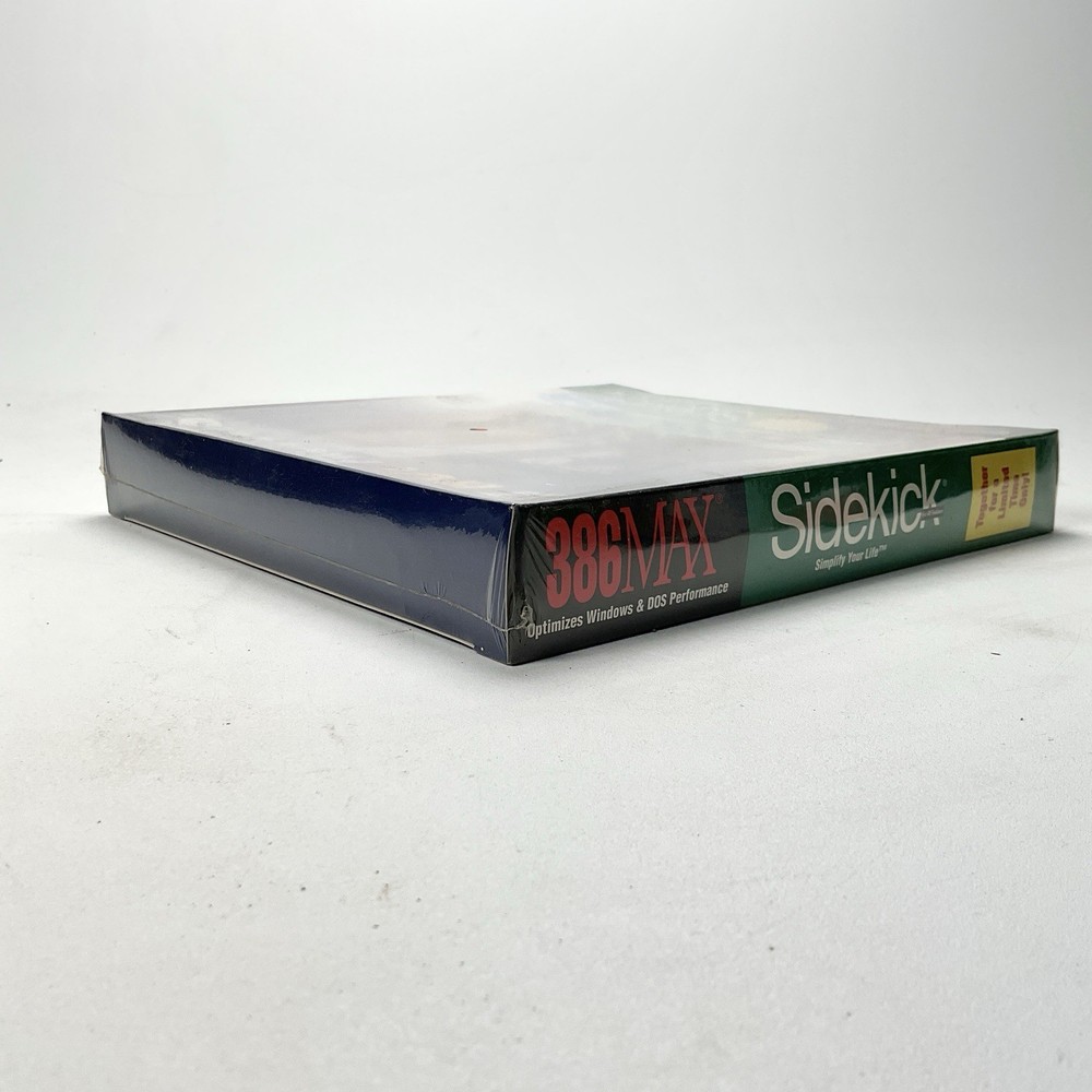 386MAX Version 7 & Sidekick Microsoft Windows Compatible Factory Sealed