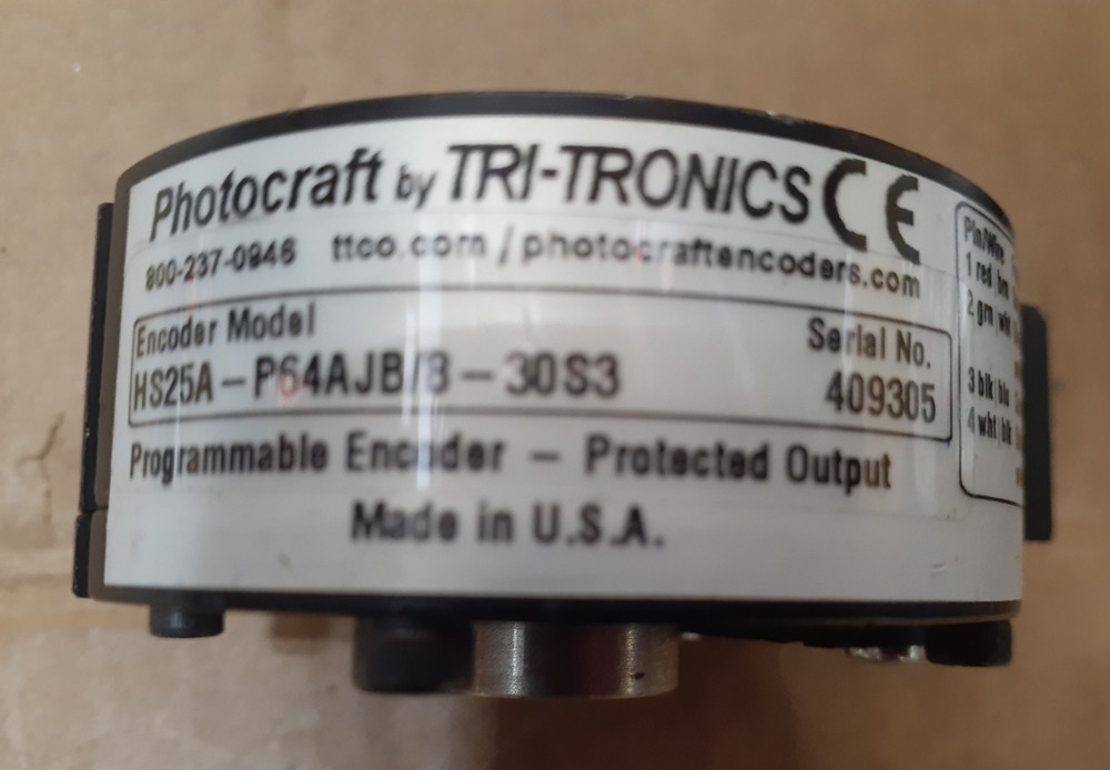 TRI-TRONICS HS25A-P64AJB/8-30S3, HS25 programmable Encoder