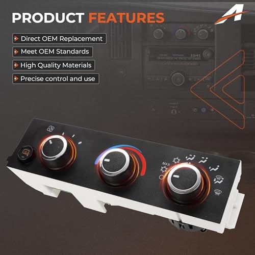 Front Climate Control Module Compatible with Chevy Express 1500 2500 3500 2008
