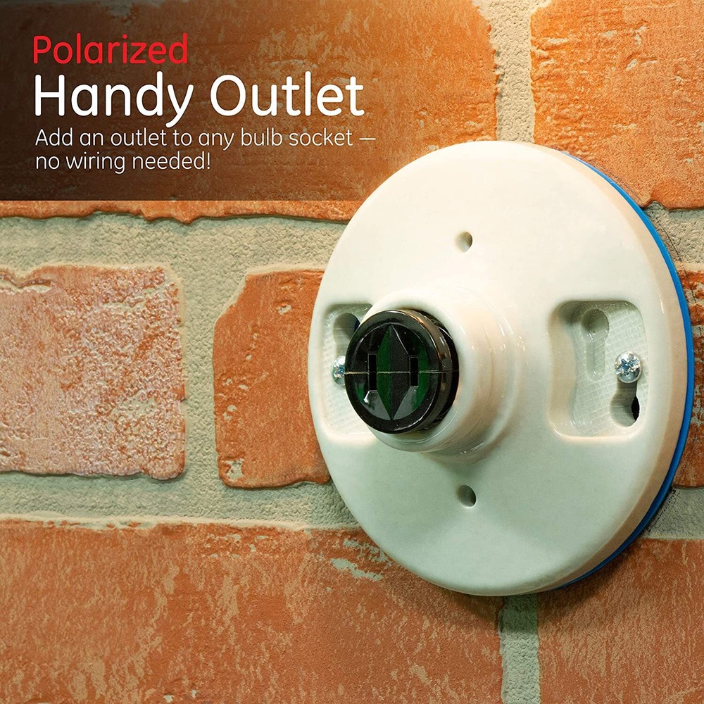 2PACK ADAPTOR CONVERTER STANDARD SCREW BASE LIGHT BULB SOCKET TO 110V AC PLUG