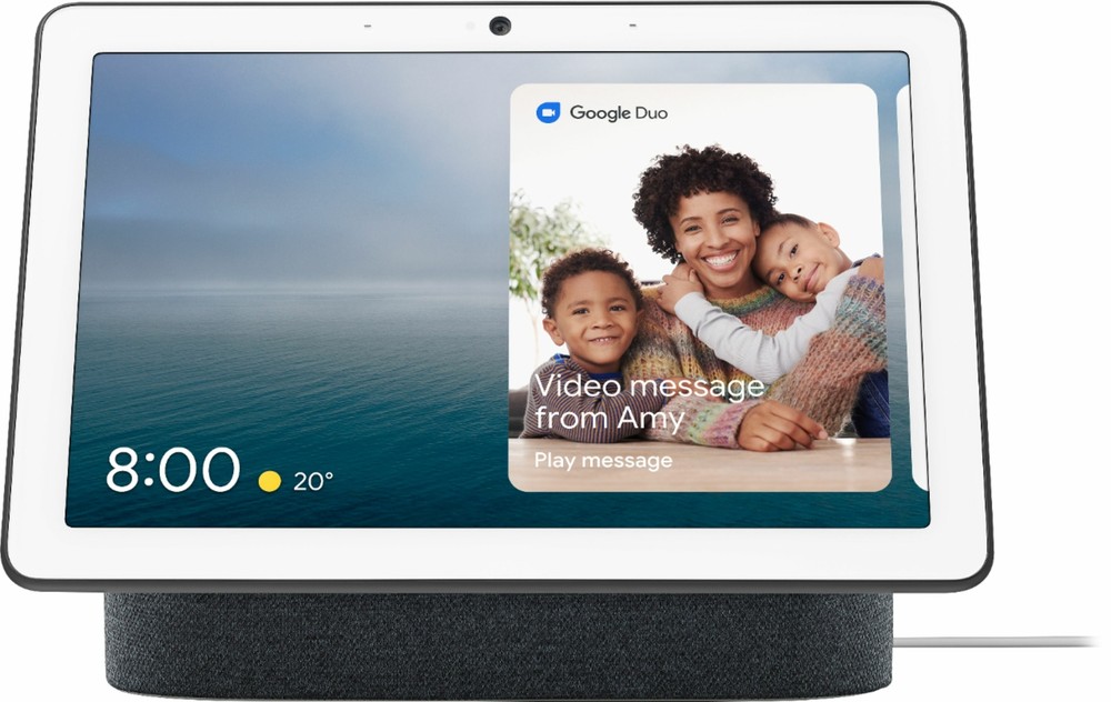 Nest Hub Max Smart Display with Google Assistant - Charcoal