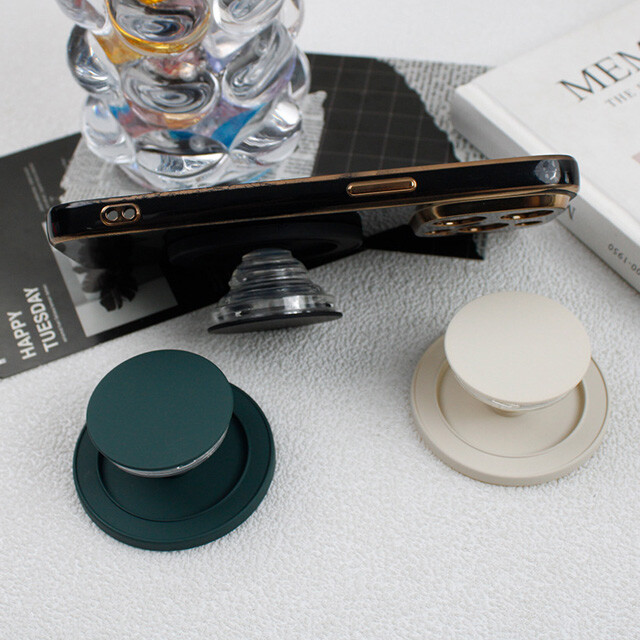 Magnetic Solid Color Pop-Up Phone Socket Grip Stand Holder [MagSafe Compatible]