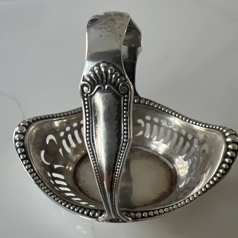 Birmingham Sterling Reticulated Basket Marked