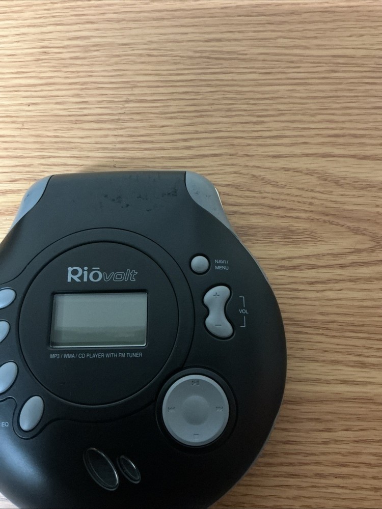 Riovolt SP250 Remote CD Player w/Leather Case READ UNTESTED