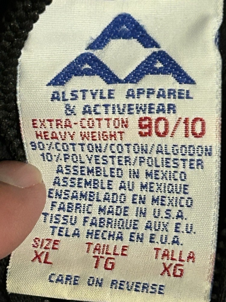 OZZFEST 2003 JACKET OZZY OSBOURNE XL WORN BLACK HOODIE FULL ZIP