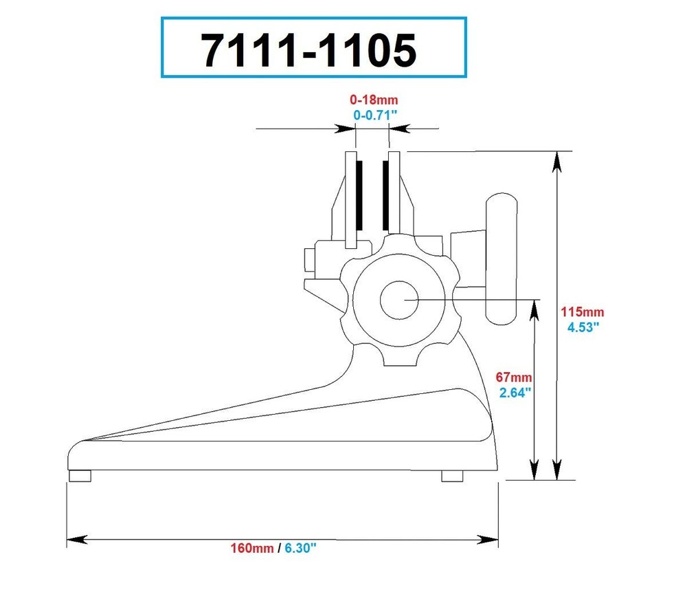 Dasqua 7111-1105 Micrometer Stand