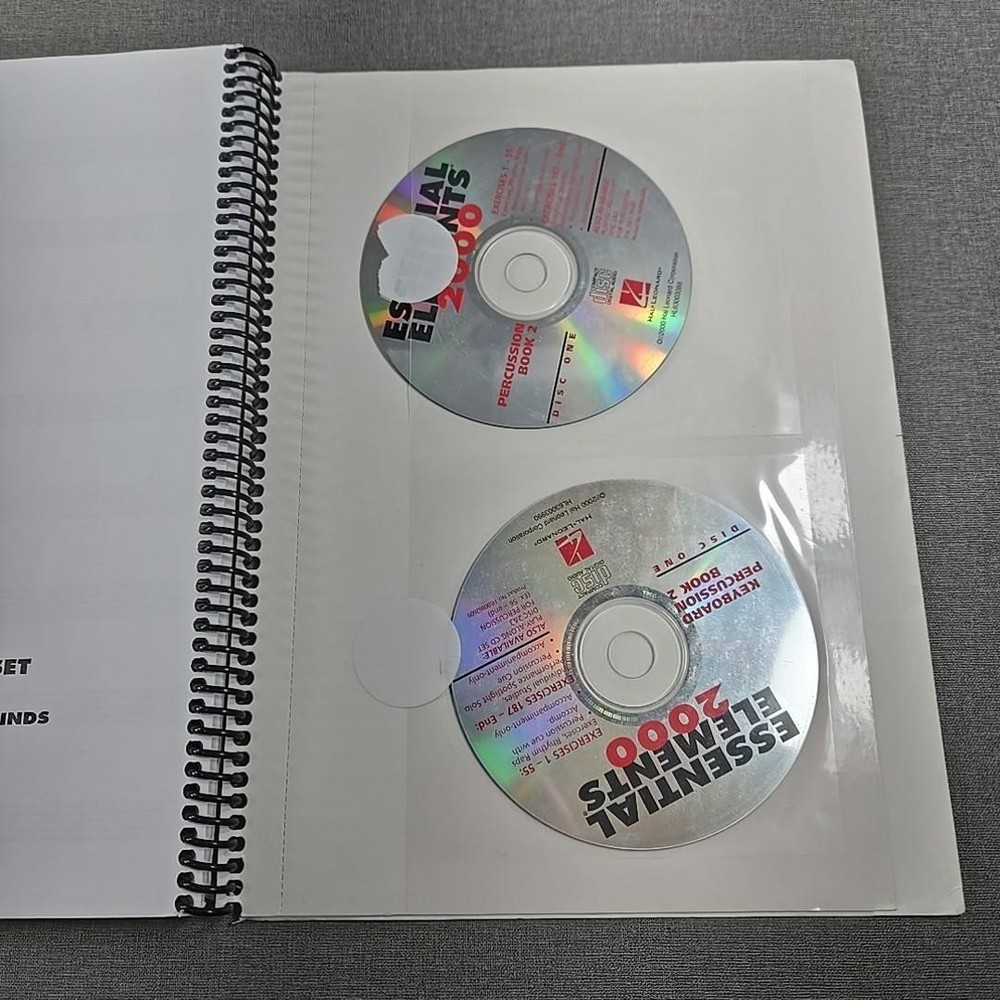 Essential Elements 2000 Comprehensive Band Method Percussion Bk 2 ~ 2004 Spiral