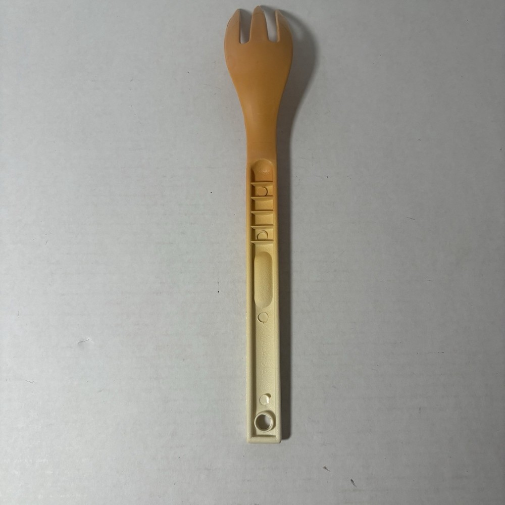 Vintage Farberware Discontinued Plastic Yellow Fork