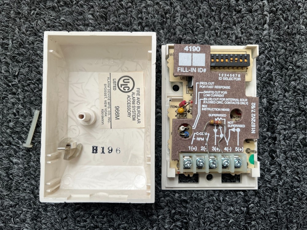 Ademco 4190WH 2-Zone Remote Point Module for Vista/Vector Panel USED TESTED