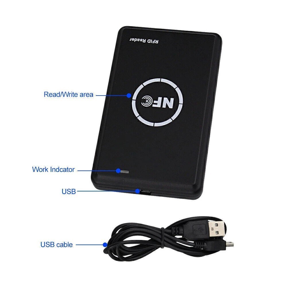 5200/T5577 Nfc Card Reader Rfid Copier Duplicator Nfc Smart Card Reader Writer