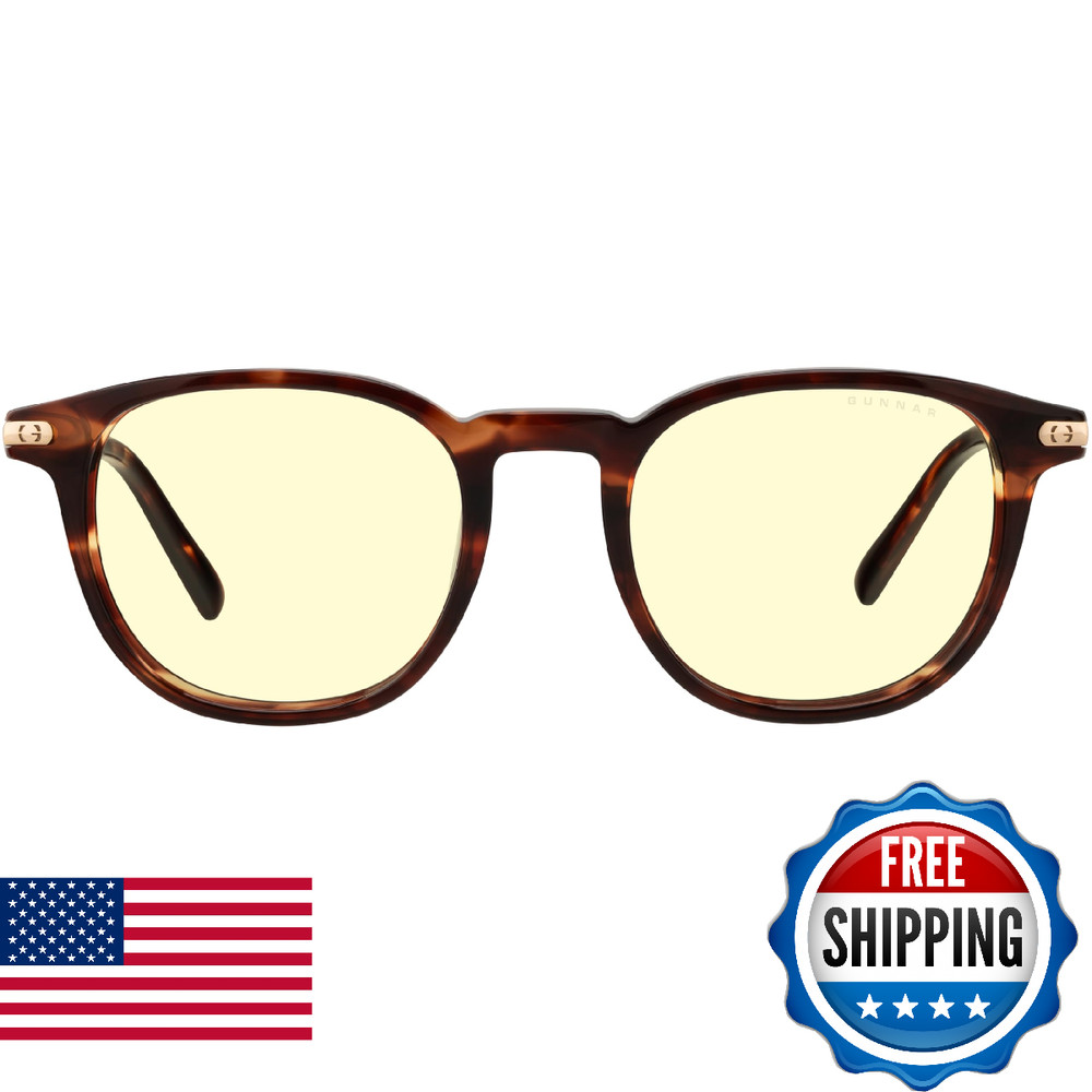 GUNNAR Sofia Tortoise Amber Lens Blue Light Blocking Computer Glasses Women