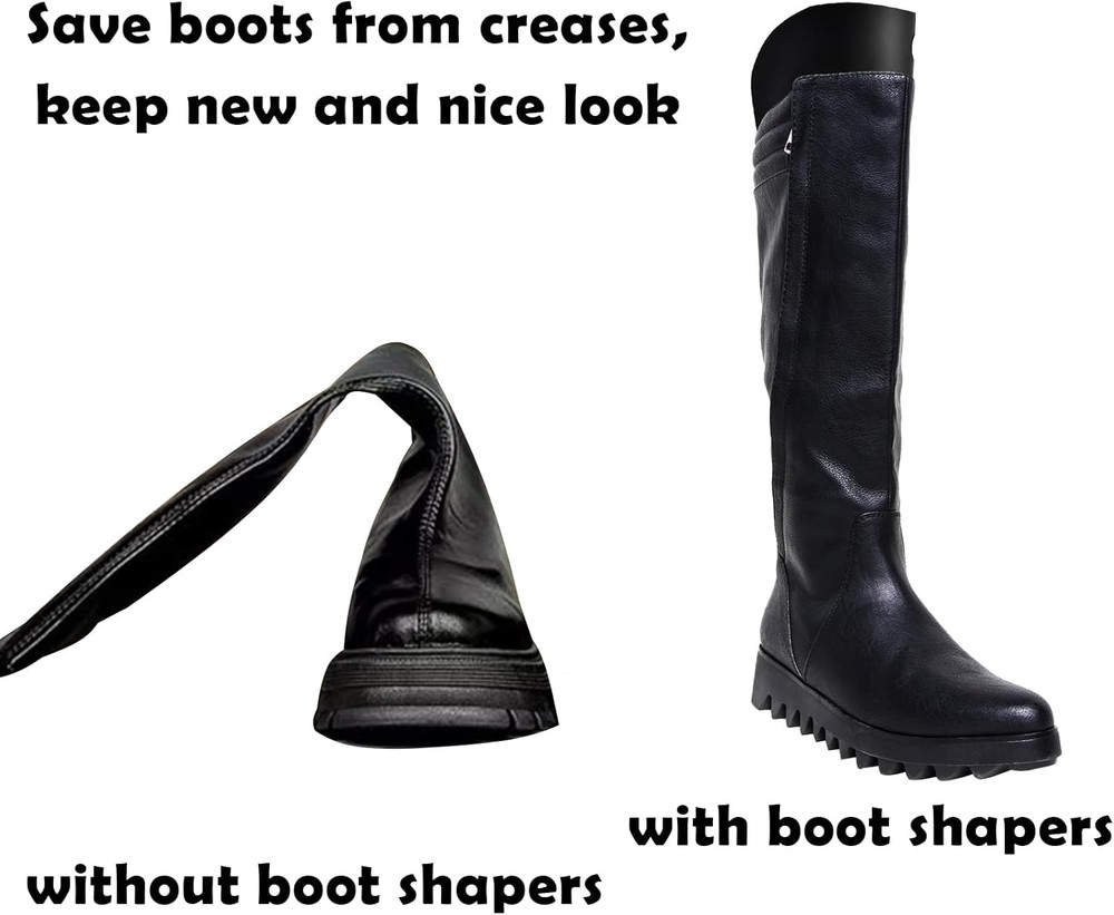 Reusable Boots Tall Support Boot Shapers Form Inserts for Preventing Bending ...