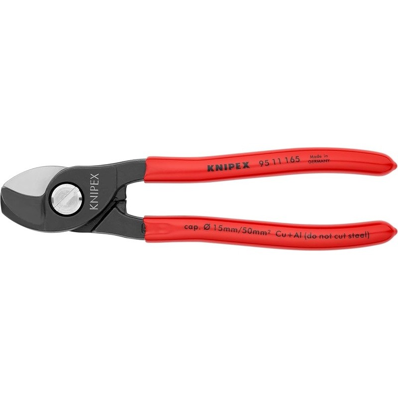 Cable Shears 6-1/2" Precision Blades One Hand Operation Self Locking Tool New