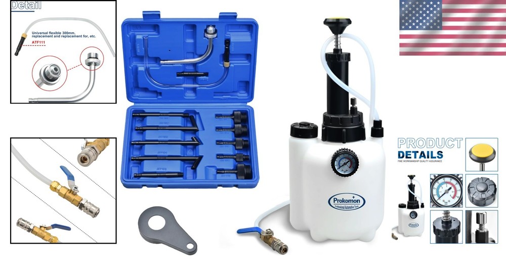 Automotive ATF Fluid Pump with 3L Container