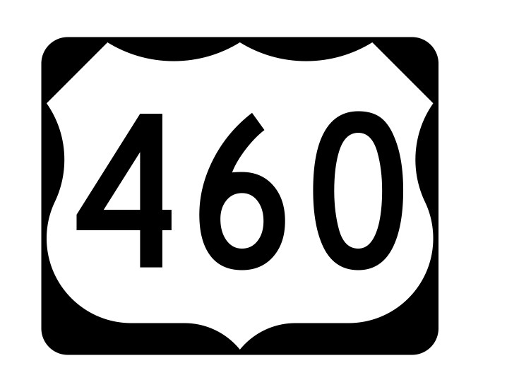 US Route 460 Sticker Decal