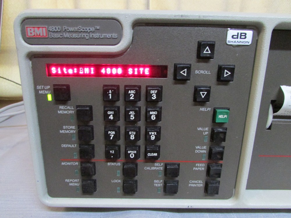 BMI PowerScope Power Scope 4800 Disturbance Measuring 3 Current Probes