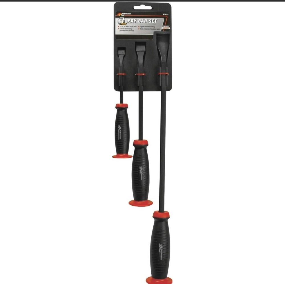 Performance Tool Pry Bar Set - 3-Pc Model# W3033