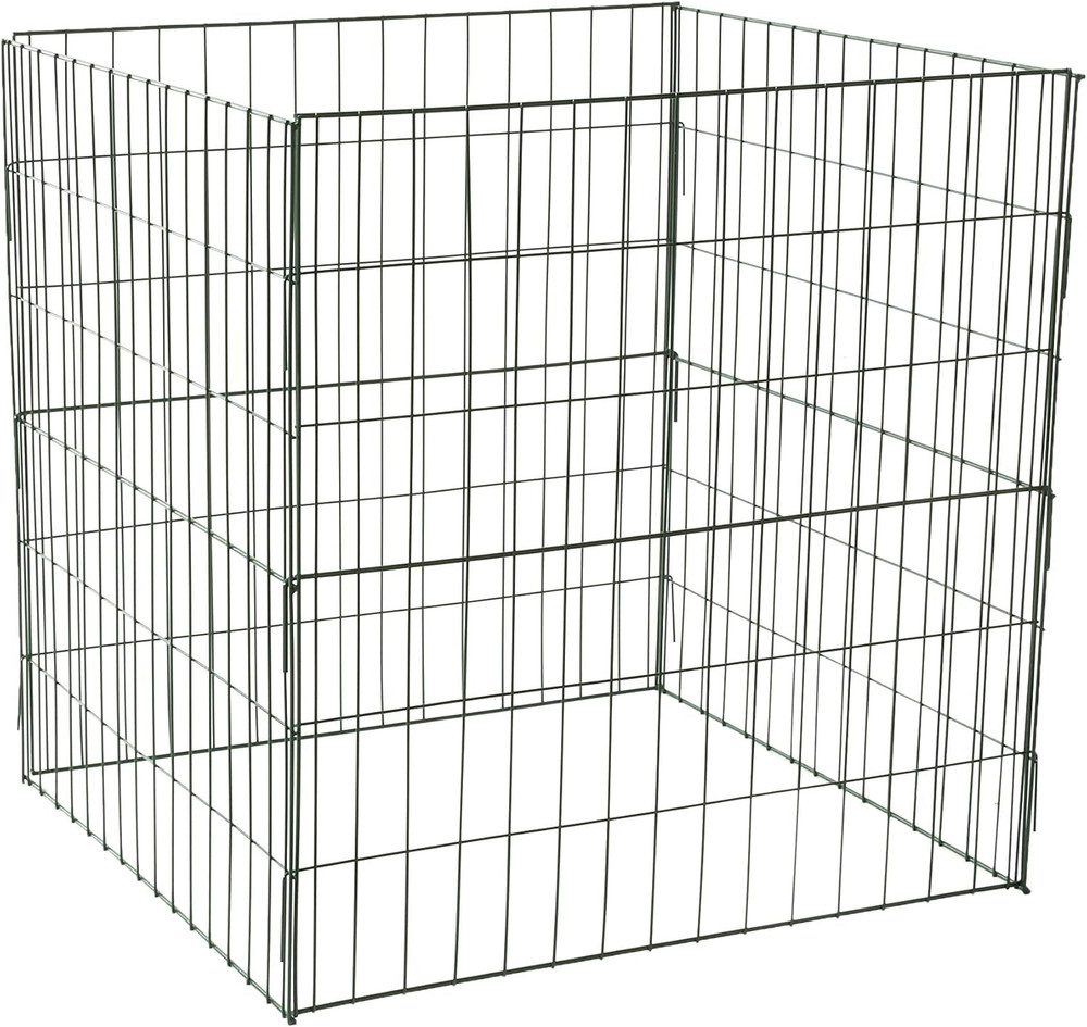 K765 Wire Compost Bin – 30" X 30" X 30" Outdoor Composting Bin with Front Access