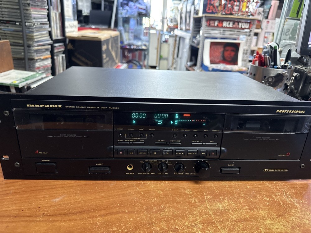 Marantz PMD500U Professional Stereo Double Cassette Deck AS-IS ONLY