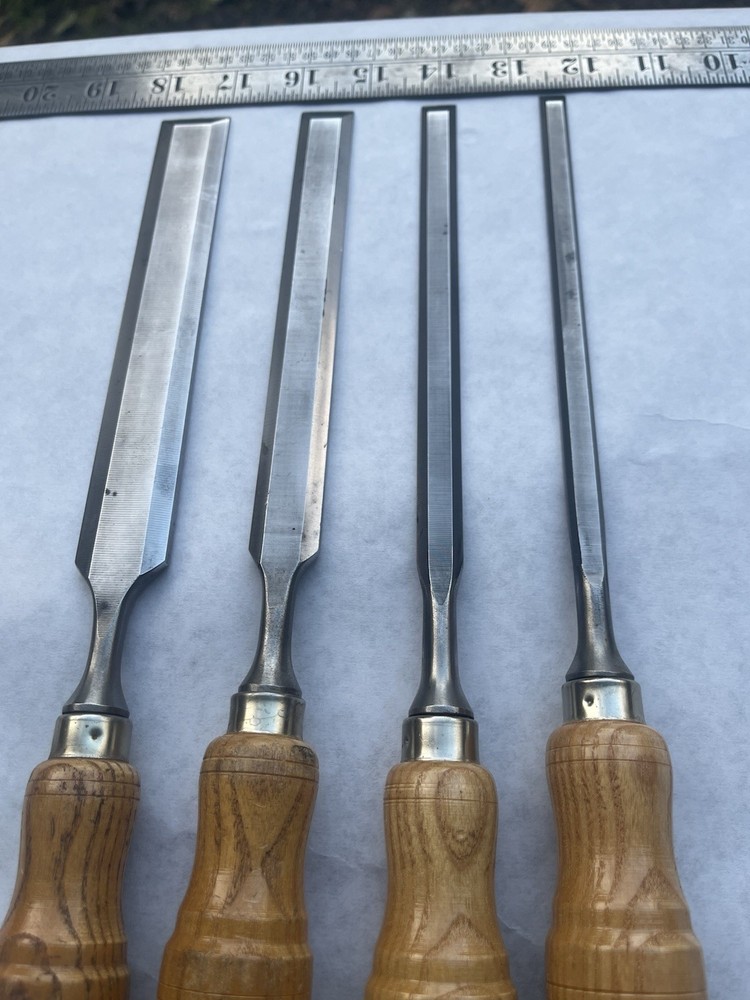 Buck patternmaker Bevel edge chisels Wood Carving Tool Set