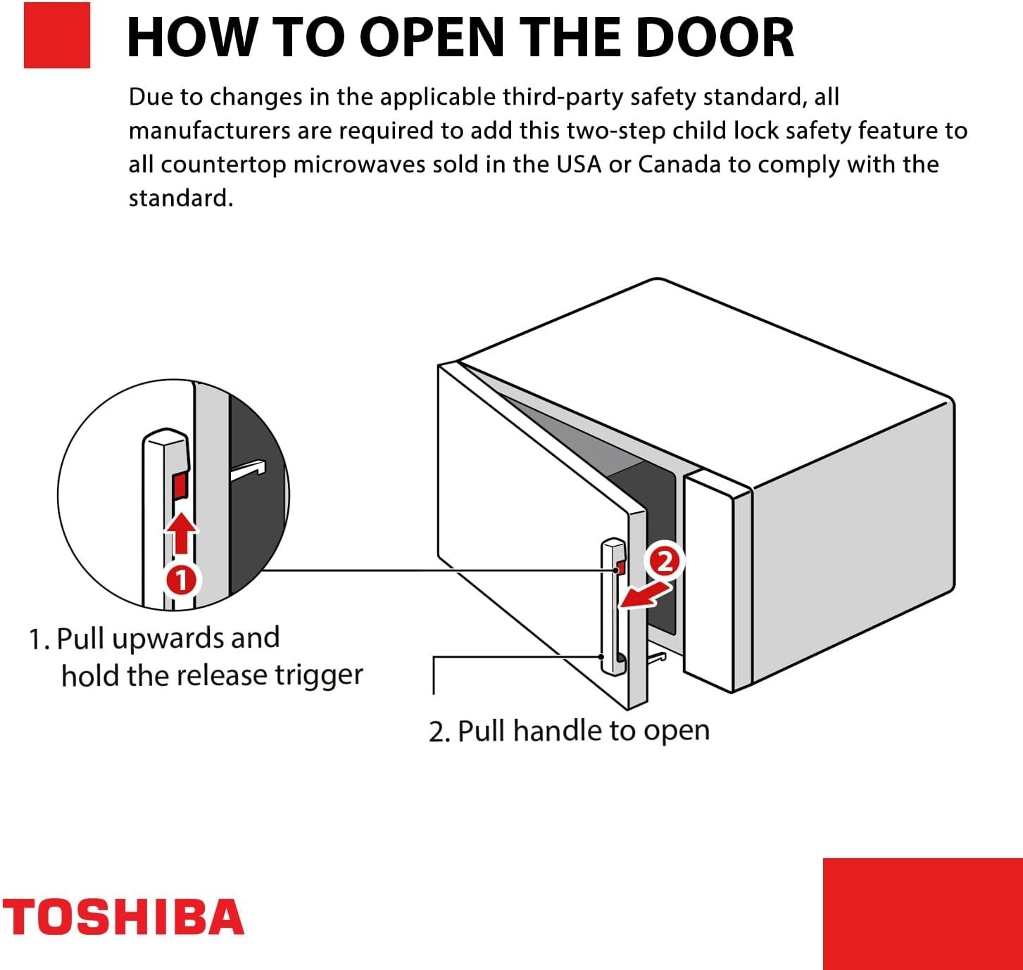 TOSHIBA Air Fryer Combo 8-in-1 Countertop Microwave Oven, with Convection, Broil