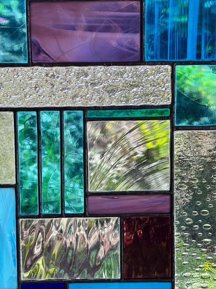 stained glass panel window