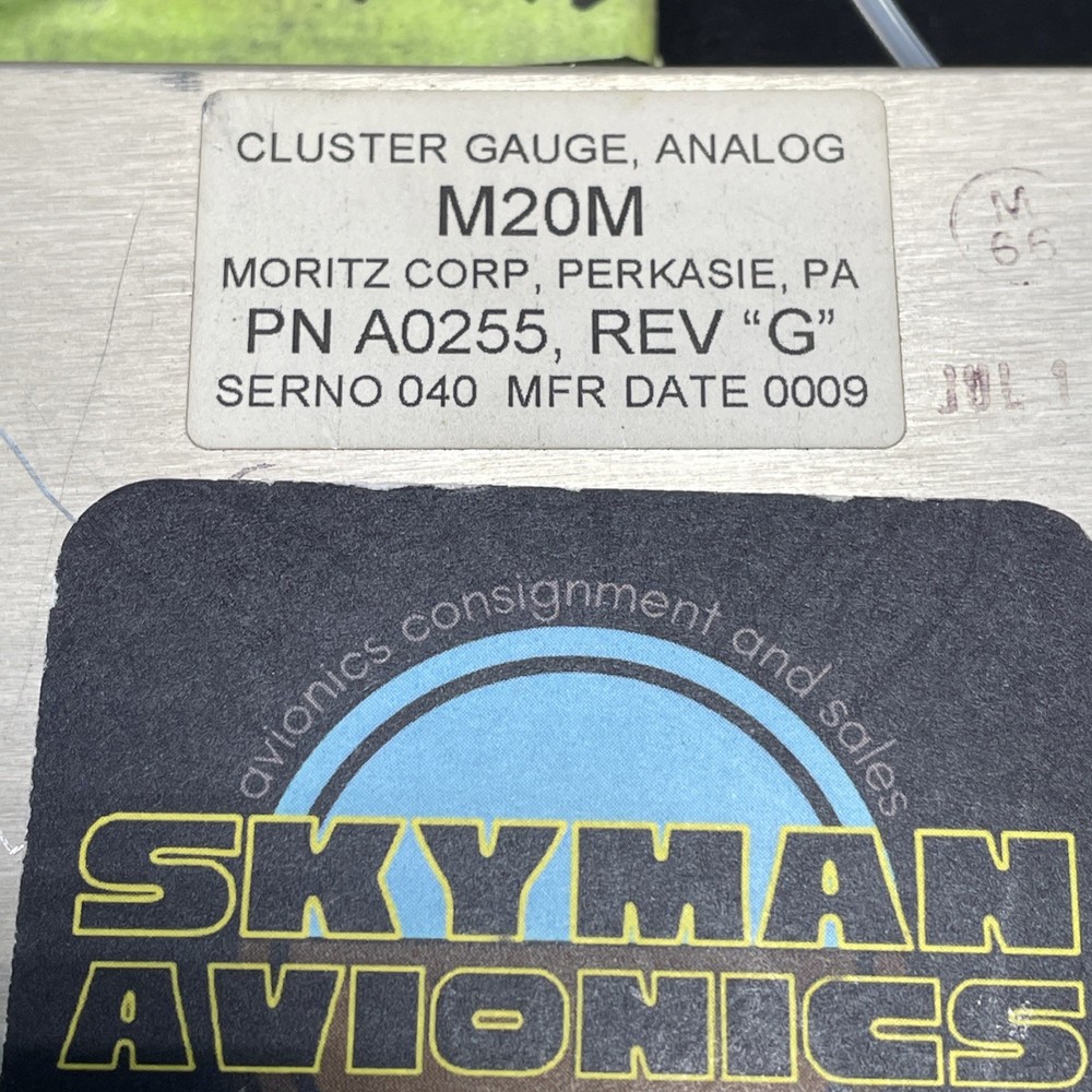 Moritz M20M Analog Engine Cluster Gauge - A0255